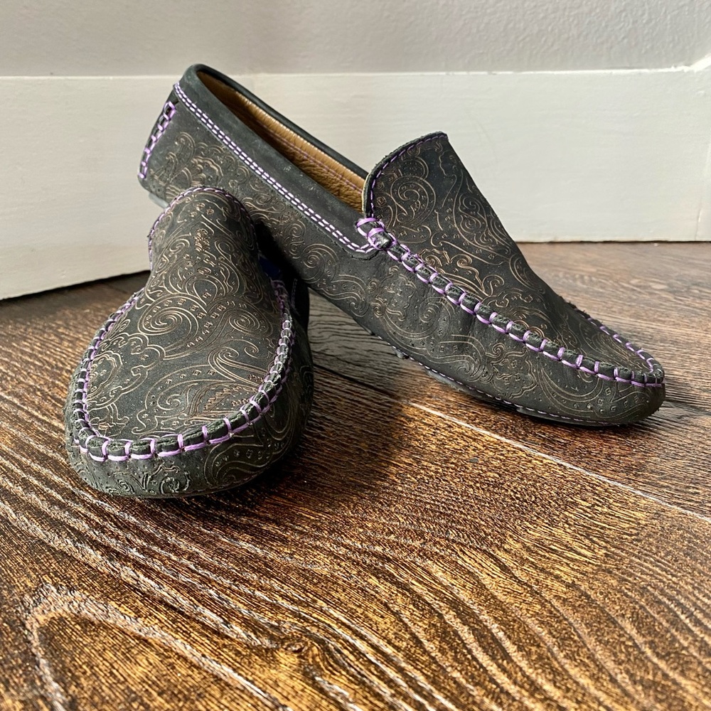 Robert Graham Men’s Suede Drivers - Soprano